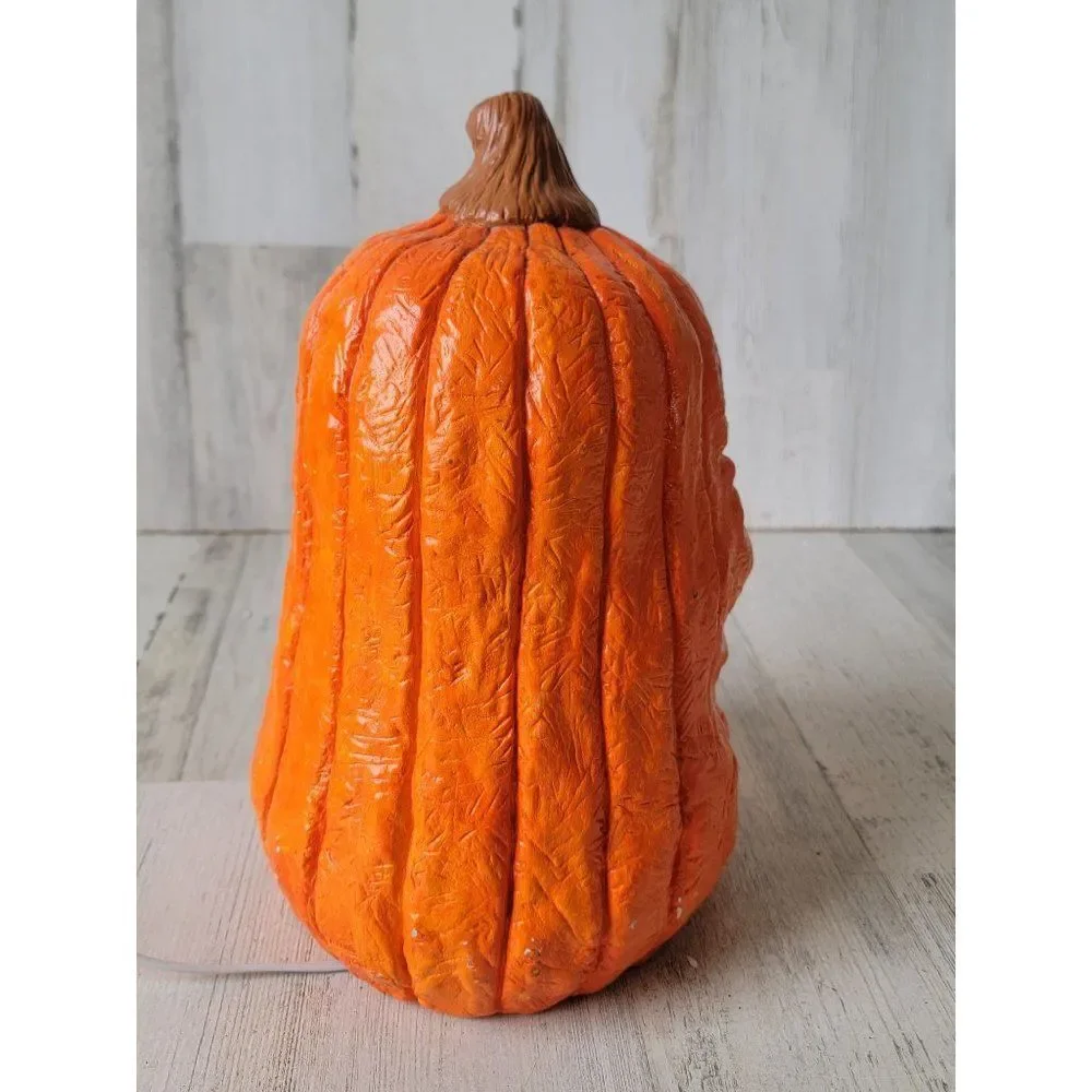 Accents unlimited unique old‎ pumpkin light up grandma Halloween vintage